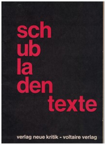 Schubladentexte